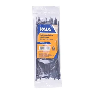 ABRAÇADEIRA DE NYLON PRETO CENTRO 2,5 X 200MM