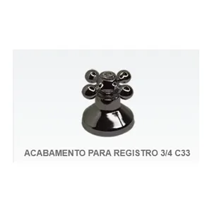 ACABAMENTO C33 PARA REGISTRO