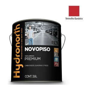 ACRILICA PISO HYDRONORTH VERMELHO BANDEIRA 3,6 LTS