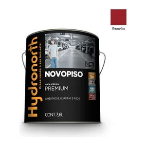 ACRILICA PISO HYDRORTH VERMELHO 3,6 LTS
