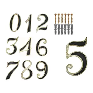 ALGARISMO ALUM GR VAZADO PRETO 3