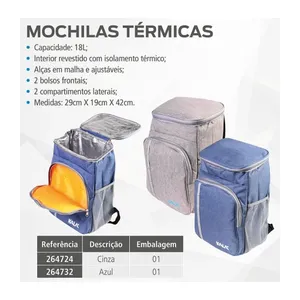 BOLSA TERMICA MOCHILA KALA