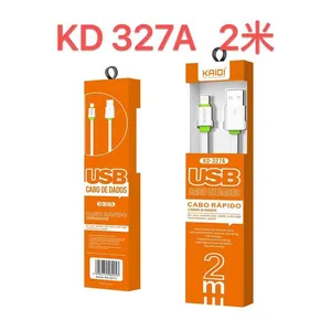 CABO CELULAR IPHONE / 2.4A / 2M ( IT.BLUE ) ( KAIDI )