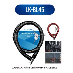 CADEADO PARA MOTO COM 2 CHAVE , ACO REFORCADO GROSSO ( 22MM X 1,2M )