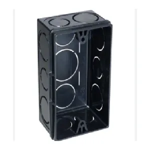 CAIXA 4X2 PVC PRETA