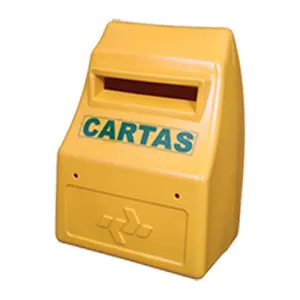 CAIXA CORREIO PVC ( AMARELA / CINZA/  BRANCO) 26X19X15