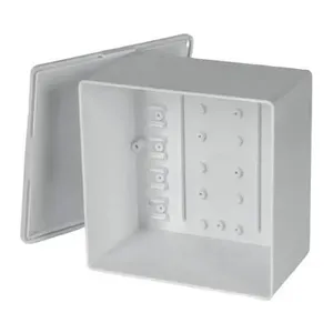 CAIXA DE PASSAGEM ELETRICA SOBREPOR 20X20 BRANCA INPOL - 9590
