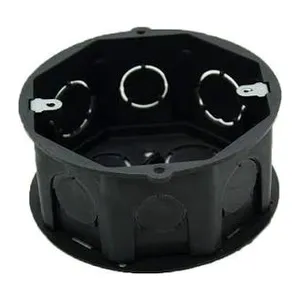 CAIXA SEXTAVADA PVC ORELHA DE METAL FUNDO MOVEL