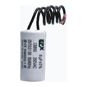 CAPACITOR 2 FIOS 6UF ( VENTILADOR )