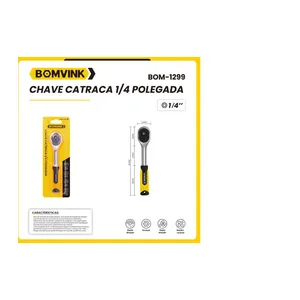 CHAVE CATRACA 1/4 POLEGADA - 15CM ( BOMVINK )