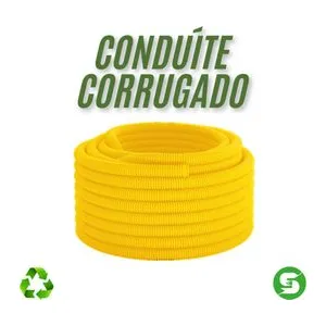 CONDUITE CORRUGADO 1" AMARELO