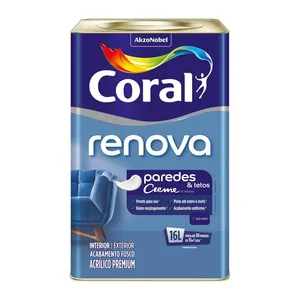 CORAL RENOVA PAREDES FOSCO BASE P 16L