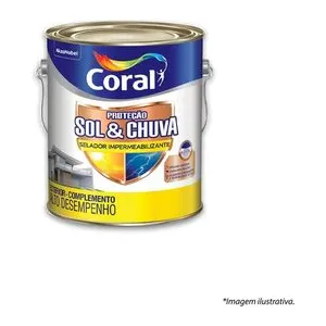 CORAL SOL E CHUVA PINTURA IMPERMEABILIZANTE BRANCO 3,6L