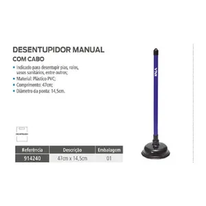 DESENTUPIDOR DE BORRACHA PARA RALO (CHAPÉU)