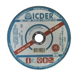DISCO DE CORTE REFRATARIO 7" (GRANITEIRO)