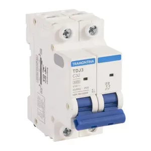 DISJUNTOR BIPOLAR BRANCO 2 X 20 A