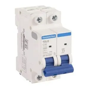 DISJUNTOR BIPOLAR BRANCO 2 X 32 A