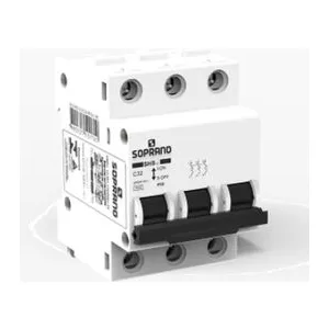 DISJUNTOR TRIPOLAR BRANCO 3 X 25 A