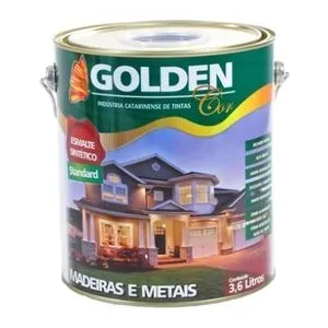 ESMALTE PRETO 3,6 LTS BRILHANTE ( GOLDENCOR STANDARD )