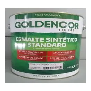 ESMALTE PRETO 900ML FOSCO ( GOLDENCOR PREMIUM )