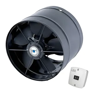 EXAUSTOR AXIAL BIVOLT 200MM GRAFITE ( COMPLETO )