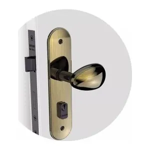 FECHADURA SOPRANO TACO DE GOLF EXTERNA OURO VELHO