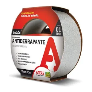 FITA ANTIDERRAPANTE 50MMX5M TRANSPARENTE (ADERE)