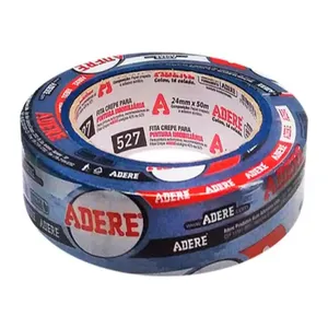 FITA CREPE AZUL 24MMX50M ( PARA VIDROS )