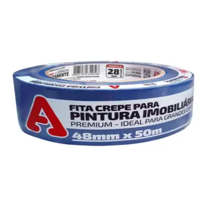 FITA CREPE AZUL 48X50M ( PARA VIDROS )