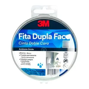 FITA DUPLA FACE 3M 19MM X 5M ( PARA AREAS UMIDAS )
