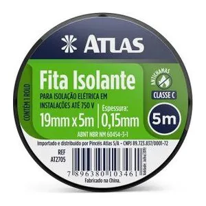 FITA ISOLANTE ANTI-CHAMA 05 MT