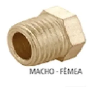 GAS BUCHA DE REDUCAO NPT(E) X NPT(I) 1/2 X 3/8