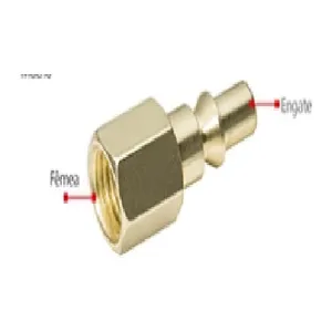 GAS CONECTOR ENGATE RAPIDO 1/4 NPT ( I ) X 1/4 ( ENGATE RAPIDO )