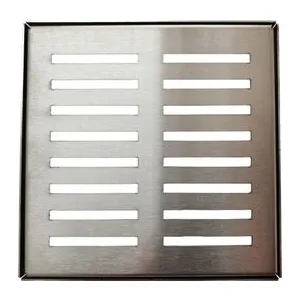 GRELHA INOX 150X150MM QUADRADA CLICK