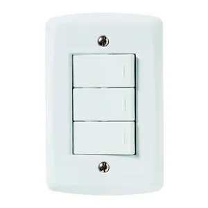 INTERRUPTOR 3 TECLA TRAMONTINA LUX
