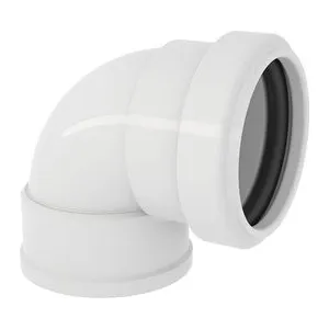 JOELHO ESGOTO 40MM COM ANEL DE VEDAÇÃO