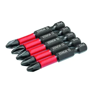 JOGO DE BITS S2 PHILLIPS PH2 5PCS - WORKER