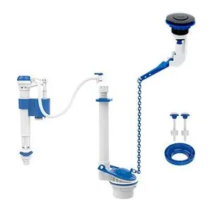 KIT COMPLETO UNIVERSAL P/ CAIXA ACOPLADA C/ ACIONADOR SUPERIOR