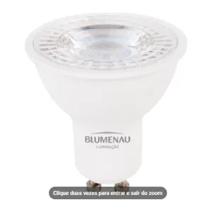 LAMPADA LED 7W ( DI CROICA )(GU) 3500 BRANCA QUENTE