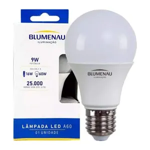 LAMPADA LED 9W LUZ NEGRA BIVOLT