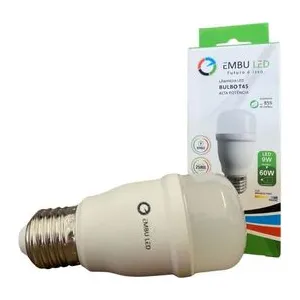 LAMPADA LED BULBO COMPACTA 9W 6500K