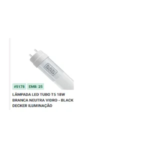 LAMPADA LED TUBULAR 18W (T5) 4000K