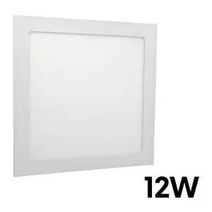 LUMINARIA LED PAINEL EMBUTIR 12W 3000K (QUENTE)