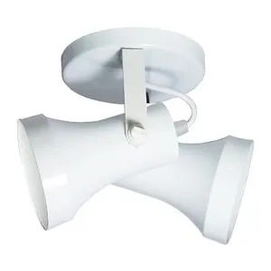 LUMINARIA SPOT 2 LAMPADA BRANCO