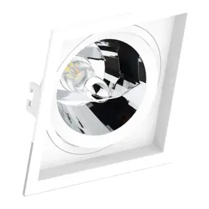LUMINARIA SPOT EMB QUAD MOVEL RECUA BR/PR AR111
