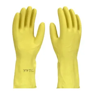 LUVA EPI LATEX LINEA AMARELA G