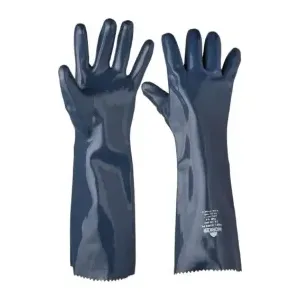 LUVA EPI PVC SEM FORRAÇÃO 45CM LISA - WORKER