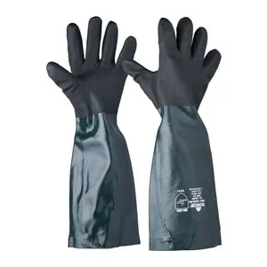 LUVA EPI WK42 LATEX PVC GRIP ( FORRADA ASPERA 25 CM REFORÇADA VERDE )