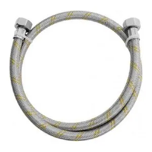 MANGUEIRA PARA GAS INOX 1/2 M X F 1,20MT ( ROCO )