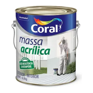 MASSA ACRILICA CORAL 3,6LTS